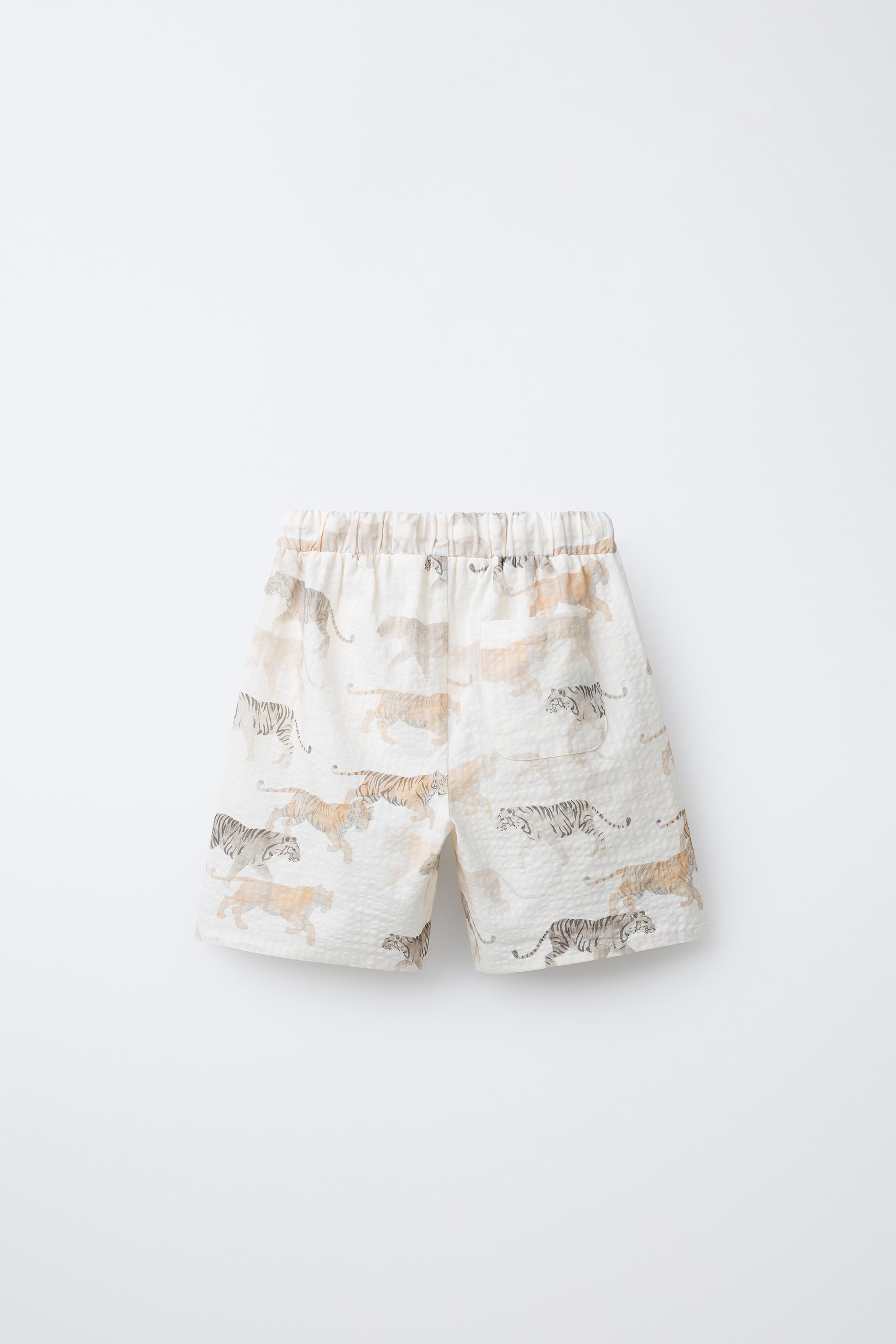 ANIMAL PRINT SHORTS